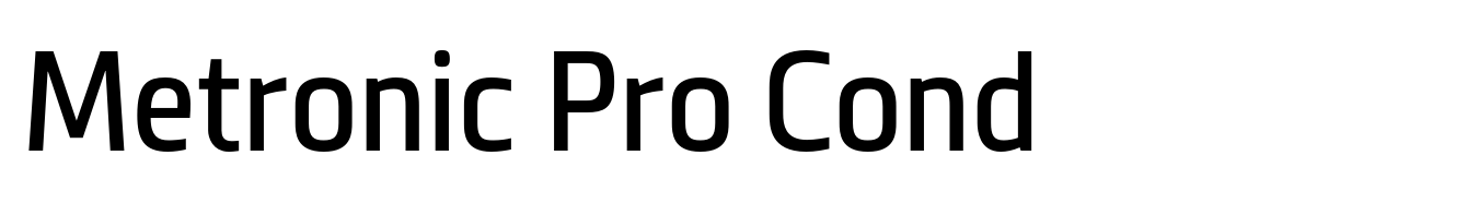 Metronic Pro Cond